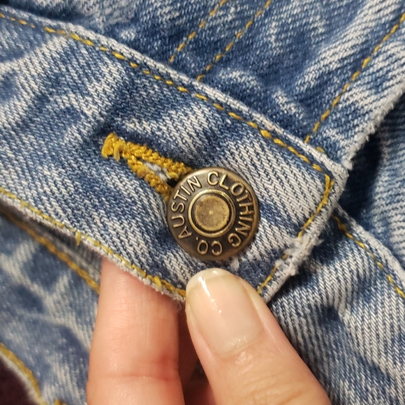 Vintage Y2K Men's Austin Brand Distressed Denim Blue Jeans - Picture 7 of 15